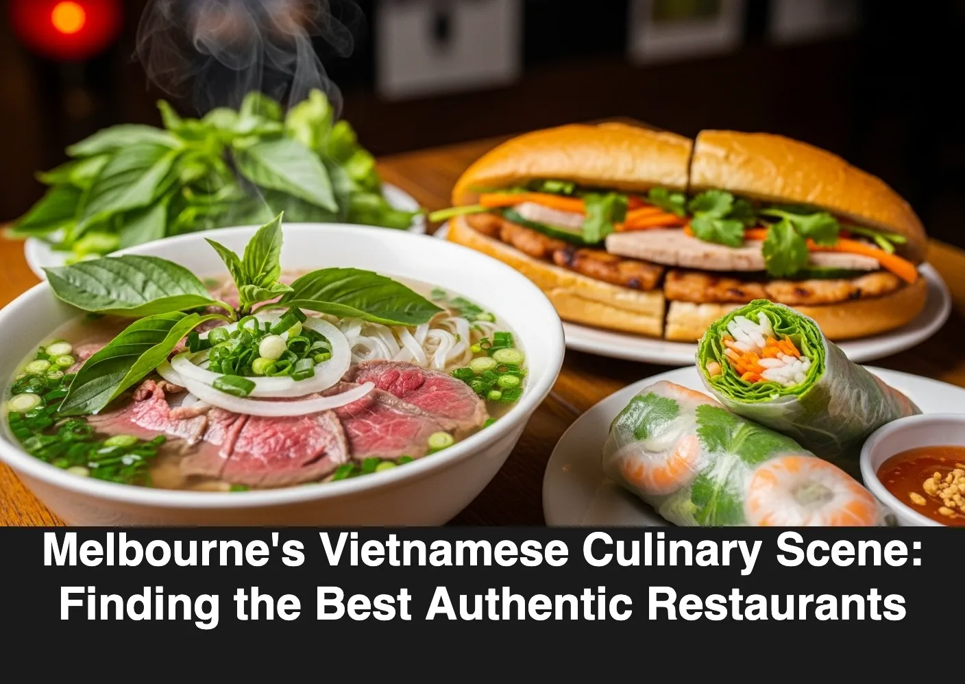 Melbourne's Vietnamese Culinary Scene: Finding the Best Authentic Restaurants