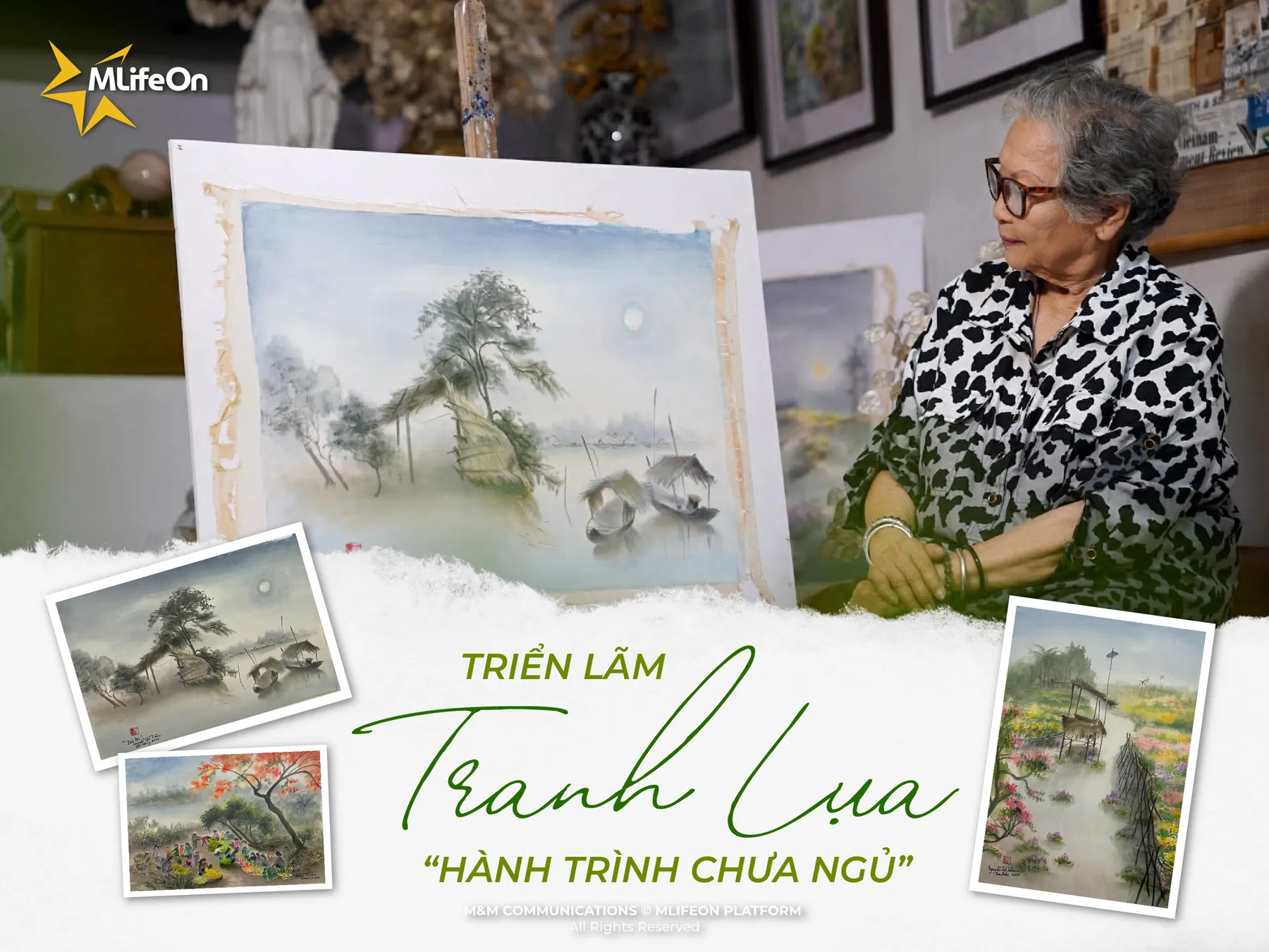 SILK PAINTING EXHIBITION - “THE UNFINISHED JOURNEY” BY ARTIST NGUYEN THI TAM