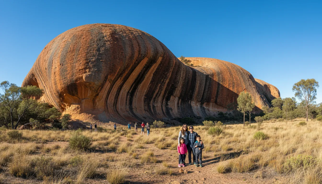Perth Famous Landscape Examples: The Majesty of Wave Rock – A Journey into Ancient Earth and Aboriginal Heritage