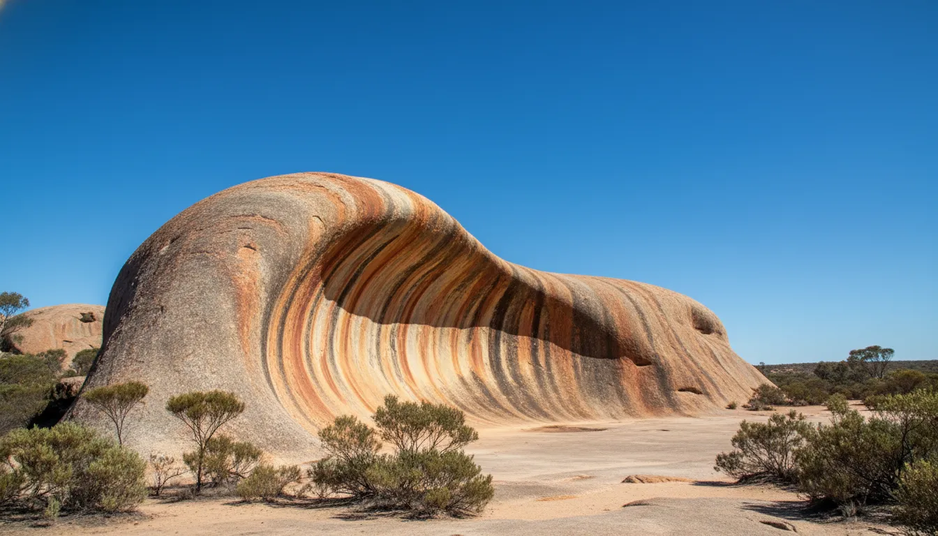 Western Australia Famous Landmarks: A Guide to Wave Rock – Where Ancient Earth Meets Endless Sky