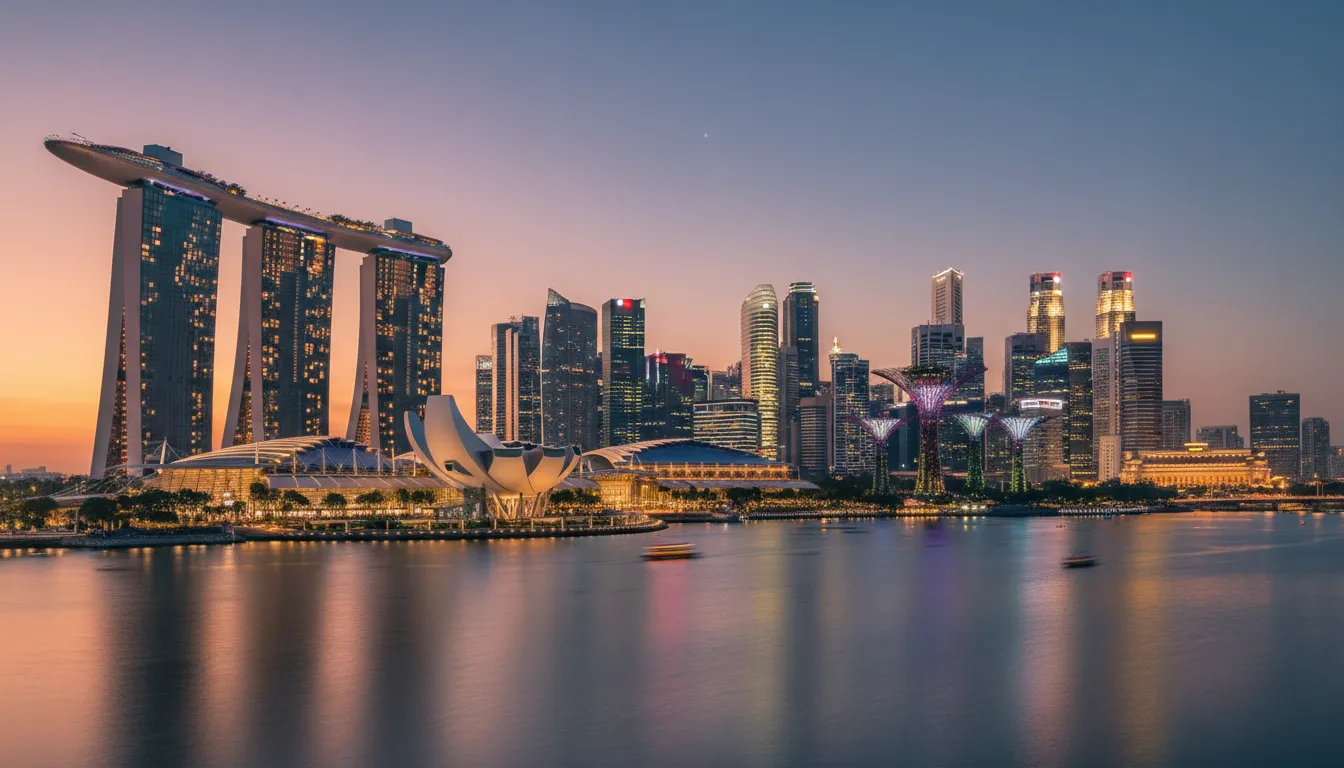 Image: A panoramic view of Singapore